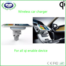 Hot Selling Car Mobile Charger Chargeur de téléphone sans fil pour iPhone et Samsung
